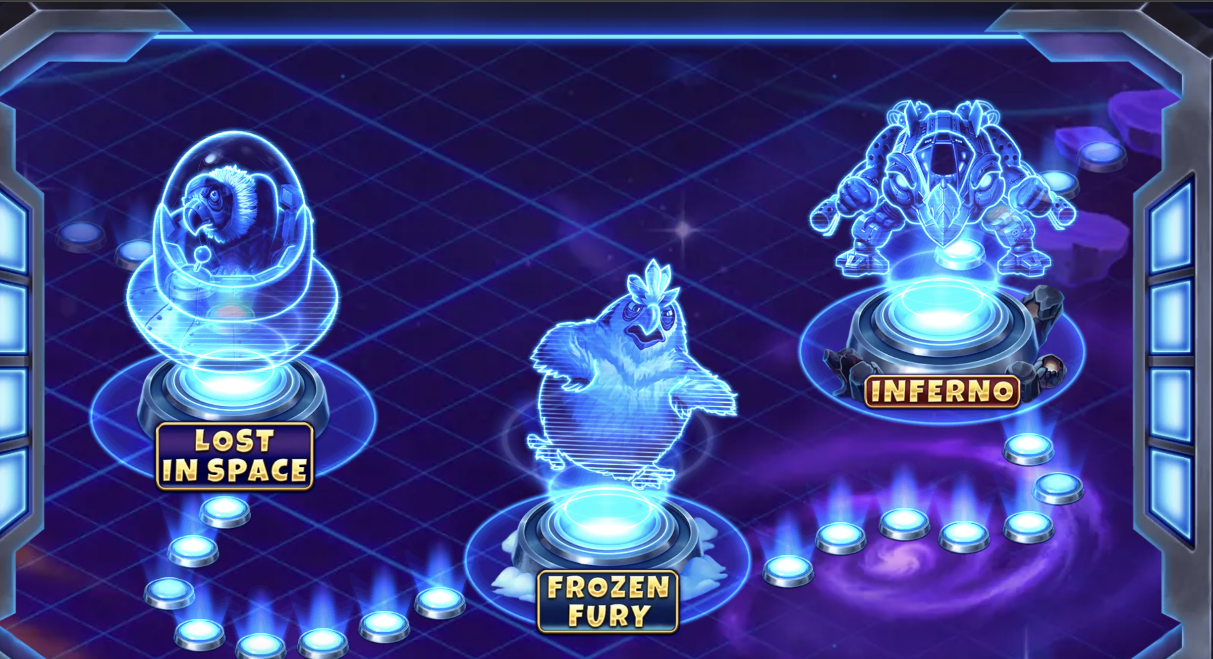 Pirots 4 — kies je wereld: Lost in Space, Frozen Fury of Inferno