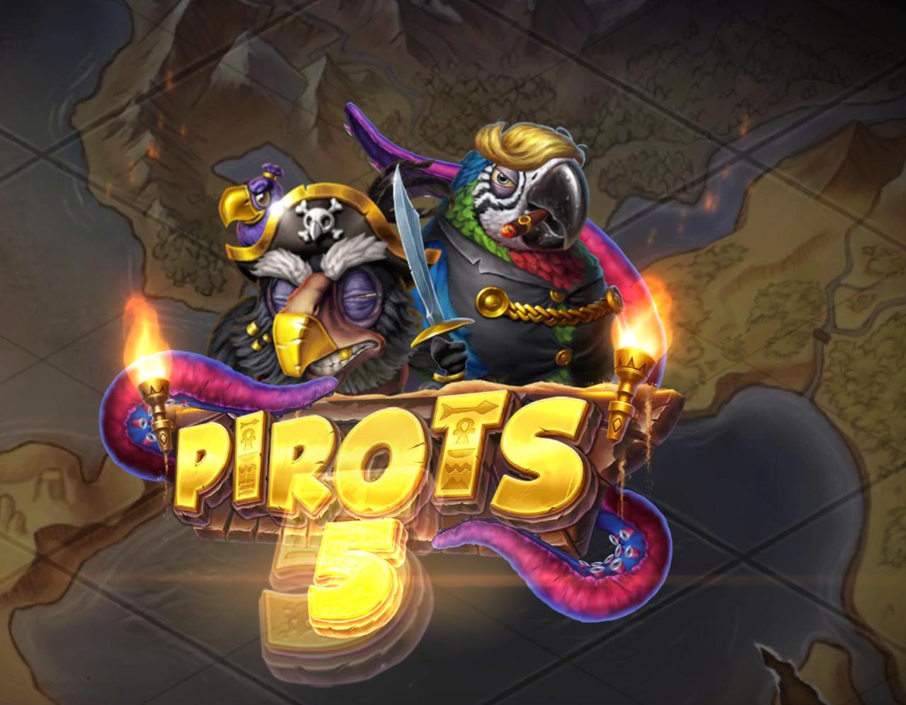 Pirots 5 van ELK Studios — titelscherm